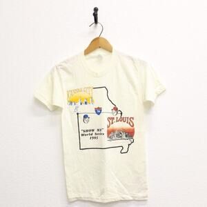 Vintage Show Me State Missouri World Series 1985 T Shirt Small